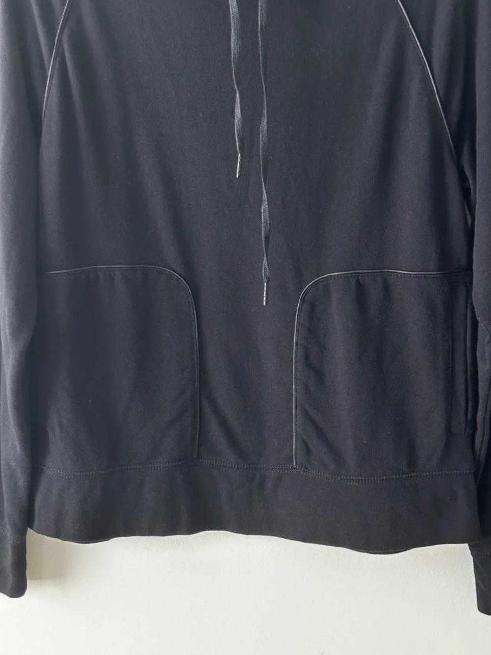 Alexander Wang Black Cotton Funnel Neck Sweatshirt